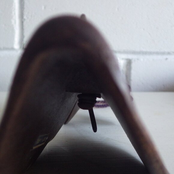 Primitive Cast Iron Fish with Rope Hanger - Picture 5 of 7